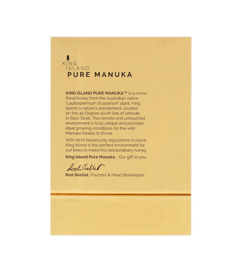 King_Island_Pure_Manuka_Honey_250g_MGO988_Australian_Made_Honey_Gift_Box-Founder_Message