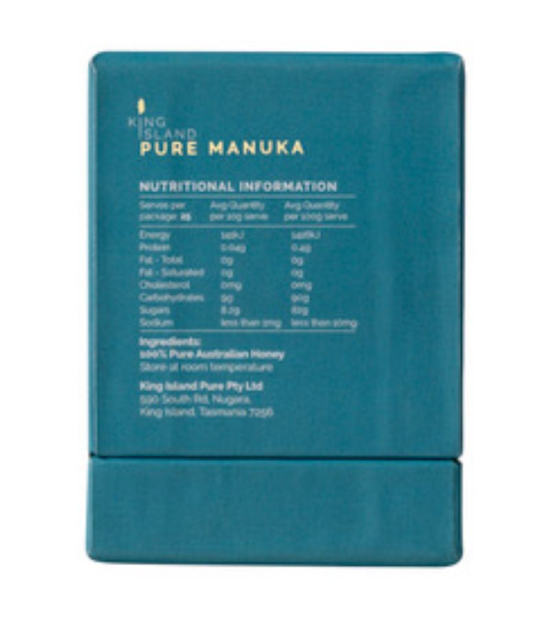 King Island Pure Manuka Honey 250g MGO 829+